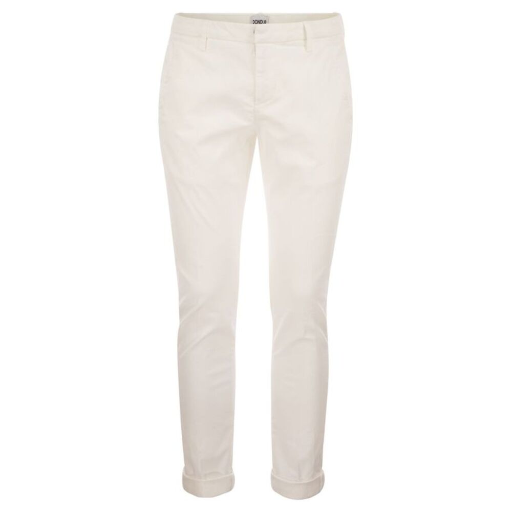 Dondup Men Gaubert - Slim-Fit Gabardine Trousers